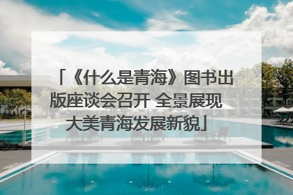 《什么是青海》图书出版座谈会召开 全景展现大美青海发展新貌
