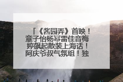 《酱园弄》首映！章子怡杨幂雷佳音梅婷飙起散装上海话！阿庆爷叔气氛组！独独没见他……