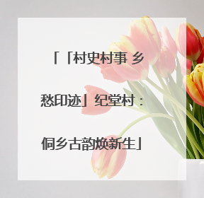 「村史村事 乡愁印迹」纪堂村：侗乡古韵焕新生