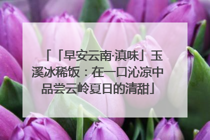 「早安云南·滇味」玉溪冰稀饭：在一口沁凉中品尝云岭夏日的清甜