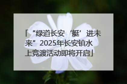 “绿道长安‘艇’进未来”2025年长安镇水上竞渡活动即将开启