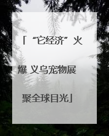 “它经济”火爆 义乌宠物展聚全球目光