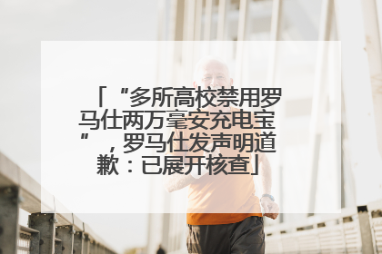 “多所高校禁用罗马仕两万毫安充电宝”，罗马仕发声明道歉：已展开核查