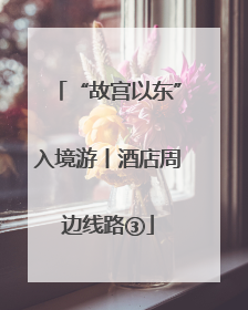 “故宫以东”入境游丨酒店周边线路③