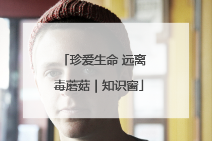 珍爱生命 远离毒蘑菇｜知识窗