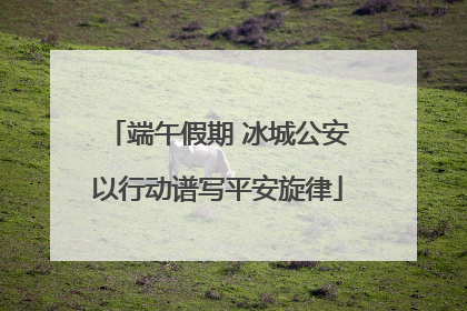端午假期 冰城公安以行动谱写平安旋律