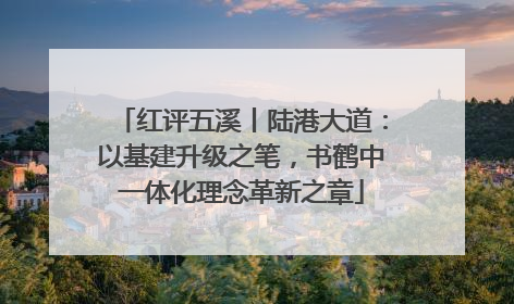 红评五溪丨陆港大道：以基建升级之笔，书鹤中一体化理念革新之章