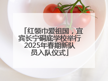 红领巾爱祖国，宜宾长宁硐底学校举行2025年春期新队员入队仪式