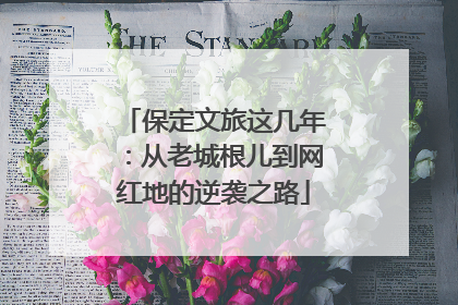 保定文旅这几年：从老城根儿到网红地的逆袭之路