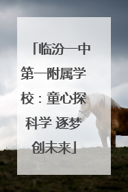 临汾一中第一附属学校：童心探科学 逐梦创未来