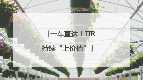 一车直达！TIR持续“上价值”
