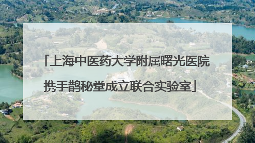 上海中医药大学附属曙光医院携手鹊秘堂成立联合实验室