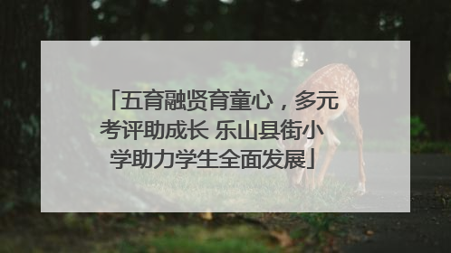 五育融贤育童心，多元考评助成长 乐山县街小学助力学生全面发展
