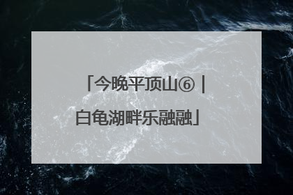 今晚平顶山⑥｜白龟湖畔乐融融