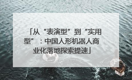 从“表演型”到“实用型”：中国人形机器人商业化落地探索提速