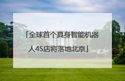 全球首个具身智能机器人4S店将落地北京