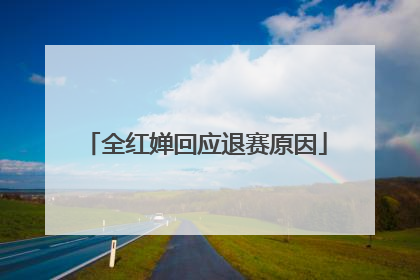 全红婵回应退赛原因