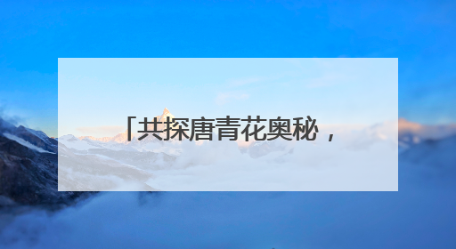 共探唐青花奥秘，推动陶瓷文化传承发展 “大唐・青花瓷学术研讨会”在郑州圆满举行