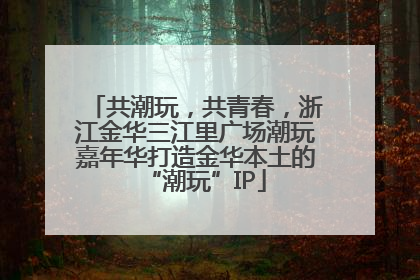 共潮玩，共青春，浙江金华三江里广场潮玩嘉年华打造金华本土的“潮玩”IP