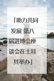 助力共同发展 第八届进博会座谈会在土耳其举办