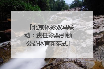 北京体彩双马联动：责任彩票引领公益体育新范式