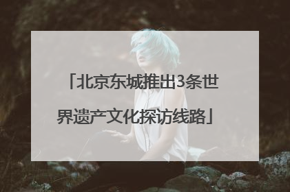 北京东城推出3条世界遗产文化探访线路