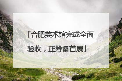 合肥美术馆完成全面验收，正筹备首展
