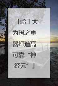 哈工大为国之重器打造高可靠“神经元”