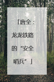唐全：龙龙铁路的“安全哨兵”
