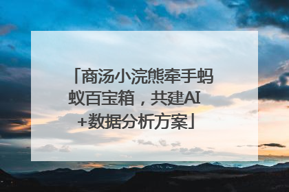 商汤小浣熊牵手蚂蚁百宝箱，共建AI+数据分析方案