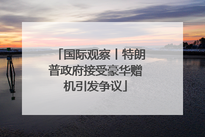 国际观察丨特朗普政府接受豪华赠机引发争议