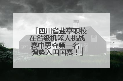 四川省盐亭职校在省级机器人挑战赛中勇夺第一名，强势入围国赛！