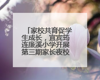 家校共育促学生成长，宜宾筠连廉溪小学开展第三期家长夜校课堂