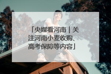 央媒看河南｜关注河南小麦收购、高考保障等内容