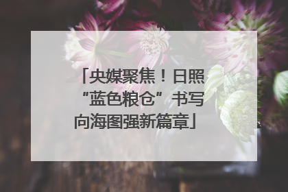 央媒聚焦！日照“蓝色粮仓”书写向海图强新篇章
