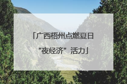 广西梧州点燃夏日“夜经济”活力