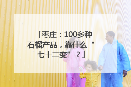 枣庄：100多种石榴产品，靠什么“七十二变”？