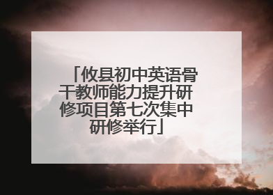 攸县初中英语骨干教师能力提升研修项目第七次集中研修举行