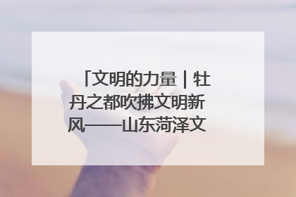 文明的力量｜牡丹之都吹拂文明新风——山东菏泽文明创建一线见闻