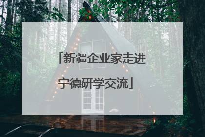新疆企业家走进宁德研学交流