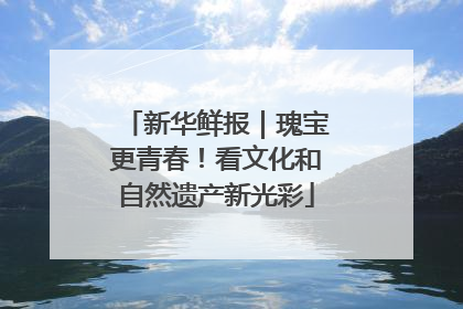 新华鲜报｜瑰宝更青春！看文化和自然遗产新光彩