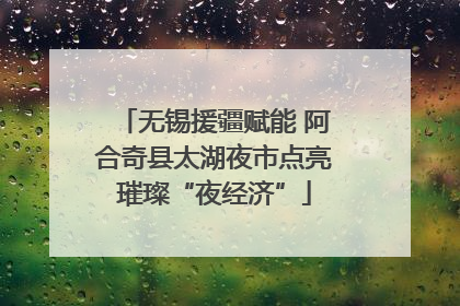 无锡援疆赋能 阿合奇县太湖夜市点亮璀璨“夜经济”