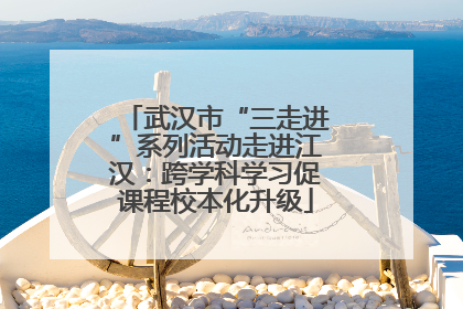 武汉市“三走进”系列活动走进江汉：跨学科学习促课程校本化升级