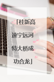 桂新高速宁远河特大桥成功合龙