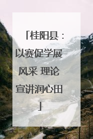 桂阳县：以赛促学展风采 理论宣讲润心田