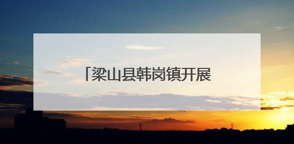 梁山县韩岗镇开展反邪教宣传活动