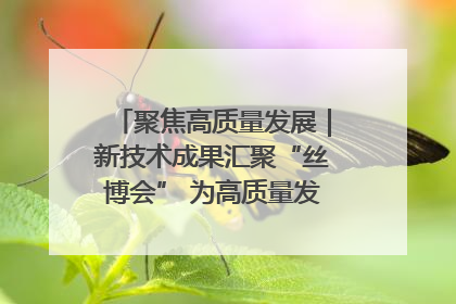 聚焦高质量发展｜新技术成果汇聚“丝博会” 为高质量发展注入新动能