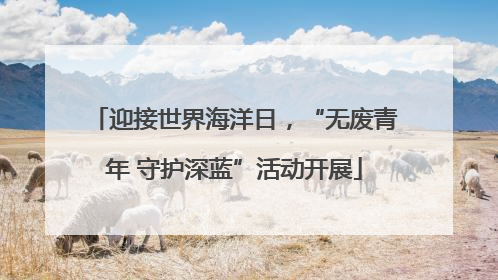 迎接世界海洋日，“无废青年 守护深蓝”活动开展