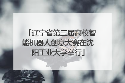 辽宁省第三届高校智能机器人创意大赛在沈阳工业大学举行