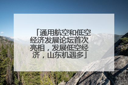 通用航空和低空经济发展论坛首次亮相，发展低空经济，山东机遇多